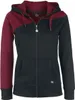 RED by EMP Damen schwarz-rotes Sweatjacke mit Kapuze 3XL Produktbild-Vorschau 1