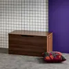 sweeek - Truhe Nussbaum-Nachbildung - Nussbaumfarben Produktbild-Vorschau 4