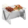 Barbecue portatile pieghevole in acciaio inox per campeggio Anteprima dell’immagine prodotto 1