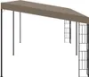 DELUKE® Gartenpavillon Pergola LYMP | 6x3 m Taupe Stoff | Produktbild-Vorschau 5