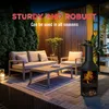 Piec ogrodowy z kominem BBQ Collection 44,5 x 44,5 x 134 cm Podgląd zdjęcia produktu 7