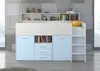 Bett mit Schreibtisch NEO R Rechts 80x200 cm Produktbild-Vorschau 8