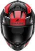 Shark Ridill 2 Bersek Helm, schwarz/grau/rot, L (59/60) Produktbild-Vorschau 2