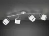 Lampa do salonu, elastyczne punkty, tkanina, L 88cm, DAVIE Podgląd zdjęcia produktu 1