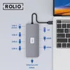 Rolio USB C Hub, Triple Monitor, 2x HDMI 4K, 1x Produktbild-Vorschau 2