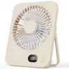 ZELURXX Tischventilator Akku 3000mAh 5 Stufen 8h Laufzeit Produktbild-Vorschau 1