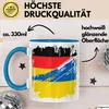 Ukraine Deutschland Flagge Halb Deutscher Halb Ukrainer Produktbild-Vorschau 3
