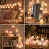 USB-Lichterkette – Baumwollkugeln mit Timer – 3 Meter – 20 Produktbild-Vorschau 7