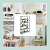 Scaffale da terra Relaxdays Industrial, libreria alta, Anteprima dell’immagine prodotto 3