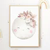 Mond Regenbogen Wolke Boho Bilder 3er Set DIN A4 Produktbild-Vorschau 3