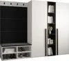 Garderobe MIRO Set 8 mit gepolsterten Paneelen Industrial Produktbild-Vorschau 1