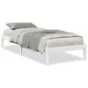Massivholzbett Extra Lang ohne Matratze Weiß 90x220 Produktbild-Vorschau 1