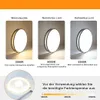 ZMH Lampa sufitowa LED do salonu ściemnialna z pilotem Podgląd zdjęcia produktu 2