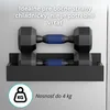 Sada 2 magnetických políc na chladničku – Čierna – Kovový Náhľad obrázku produktu 7
