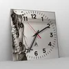 Wanduhr - Quadrat - Glasuhr - Frau Armband Jahrgang - Produktbild-Vorschau 4