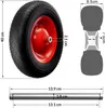 GARDEBRUK® Schubkarre 100 Liter bis 250kg Luftreifen mit Produktbild-Vorschau 14