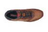 A top-down view of a brown leather sneaker. Produktbild-Vorschau