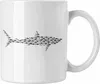 Trendation - Tasse mit Haifisch-Grafik als Geschenkidee Produktbild-Vorschau 1