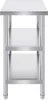 SucceBuy 18 x 36 x 34 Zoll Edelstahl-Arbeitstisch zur Produktbild-Vorschau 1
