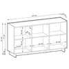 Minimalistische Kommode Hinoki 147 cm mit 3 Türen moderne Produktbild-Vorschau 5