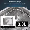 Ultrazvuková čistička z nerezové oceli, s digitálním Náhled obrázku produktu 4