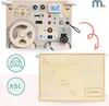 Mamabrum Montessori Busy Board – Holz-Spieltafel Produktbild-Vorschau 5