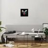Bilder auf glas - Vogel Feder Farbe Komposition - 30x30cm - Produktbild-Vorschau 6