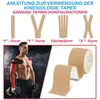 Kinesiology Tape Sporttape Physiotape Fix Bandage 5m x 5cm Voir les images du produit 5