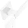 A white door handle and escutcheon plate are shown against a white background. Produktbild-Vorschau