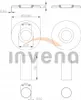 Set Di Raccordi Per Radiatori Invena Nero Singolo Anteprima dell’immagine prodotto 2