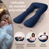 Oreiller ELONEO pour dormir sur le côté avec housse, Voir les images du produit 2