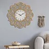 Mauro Ferretti Wanduhr geschnitzt Ø 60x4,5 cm naturweiß Produktbild-Vorschau 8