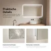 EMKE LED koupelnové zrcadlo 100x60cm Koupelnové zrcadlo s Náhled obrázku produktu 10