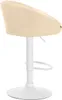 Barhocker Davie Kunstleder weiß creme Produktbild-Vorschau 5
