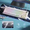 65% Gaming Tastatur RGB kabelgebunden, 66 Tasten Membran Produktbild-Vorschau 3