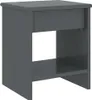 vidaXL Noční stolek tmavě šedý 35x30x40 cm Masivní Náhled obrázku produktu 3