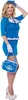 A woman in a stewardess costume posing. Podgląd zdjęcia produktu