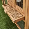 Conigliera in legno per 4 conigli, Marrone naturale Anteprima dell’immagine prodotto 6