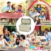 Collage of images showing a cooler box in different outdoor settings like a picnic, camping, and a beach party. Náhľad obrázku produktu