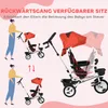 HOMCOM 6 in 1 Dreirad mit Schubstange, Kinderdreirad mit Produktbild-Vorschau 6