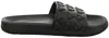 Sneakers Damen-Badepantolette Herz-Muster Schwarz, Produktbild-Vorschau 5