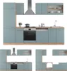 Küchenzeile Vicco R-Line Blau-Grau/Goldkraft Eiche 300 cm , Produktbild-Vorschau 8