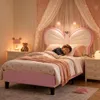 INONEFT Gestoffeerd kinderbed 90x190 cm, LED enkelbed. Productafbeelding-voorbeeld 9