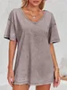 Oversize-T-Shirt für Damen, lockere Passform, reine Produktbild-Vorschau 3