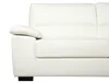 BELIANI 3-Sitzer Sofa Cremeweiß Kunstleder Breite Armlehnen Produktbild-Vorschau 6