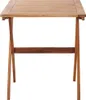 A wooden folding table is shown against a white background. Produktbild-Vorschau
