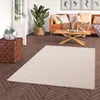 Konturenschnitt Hochflor Langflor Teppich Frieda Beige, Produktbild-Vorschau 1
