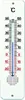 A white thermometer displaying temperature. Podgląd zdjęcia produktu
