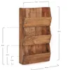 Polička na noviny "NEWS 60" | Mahagon, 60x38x11cm (VxŠxH) | Náhled obrázku produktu 2