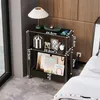 Nachttisch für das Schlafzimmer im Loft-Stil, schwarz, mit Produktbild-Vorschau 5